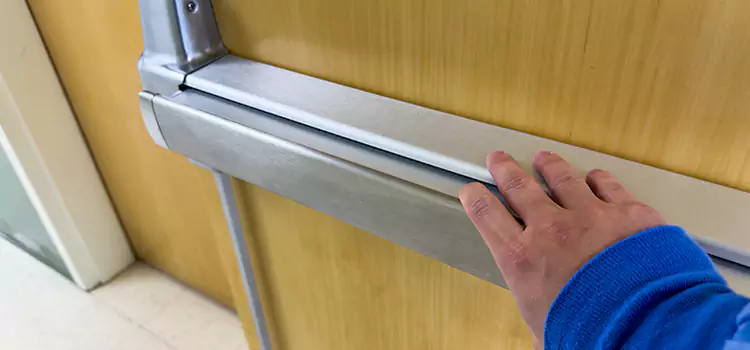 Installing a Push Bar on a Door Lake Havasu City